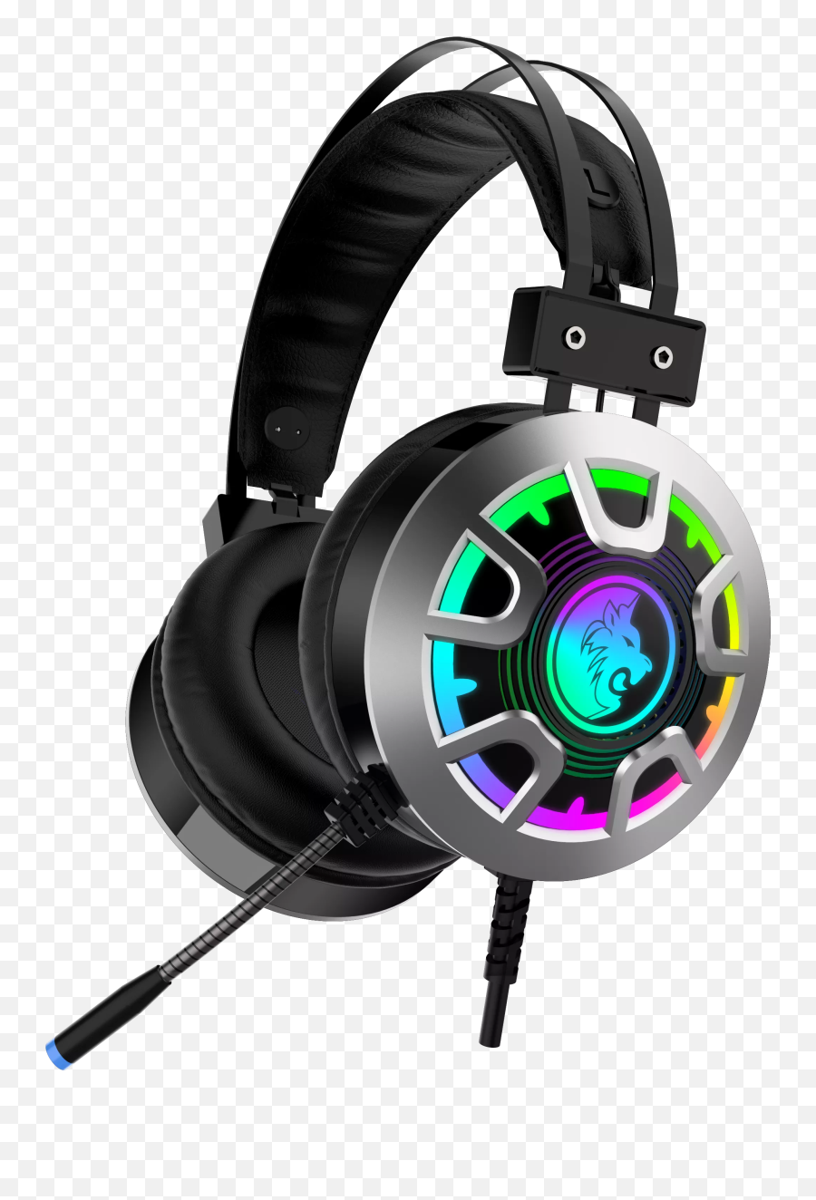 Buy Anctive Noise Cancelling Headset - Fone Gamer Com Led Emoji,Headphone Logo
