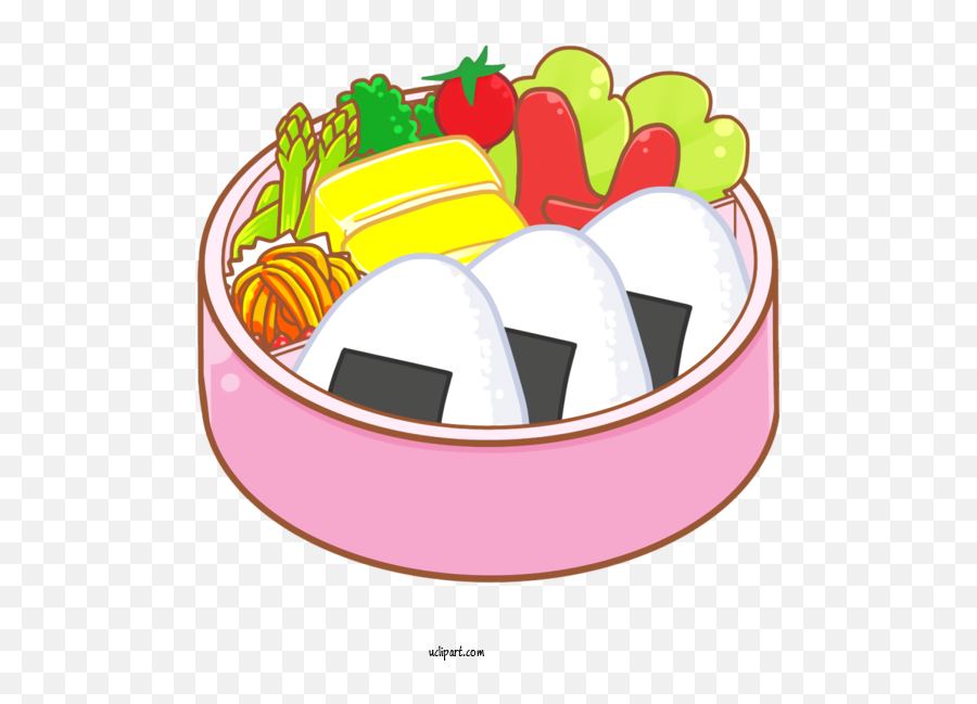 Food Onigiri Bento Okazu For Japanese Food - Japanese Food Emoji,Japanese Clipart