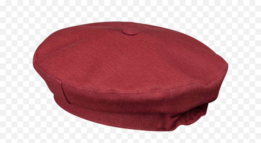 French Beret Hat Red Burgundy Cotton Canvas Emoji,Beret Png