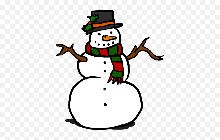 Free Snowman Clipart Black And White - Free Snowman Clip Art Emoji,Snowman Clipart Black And White