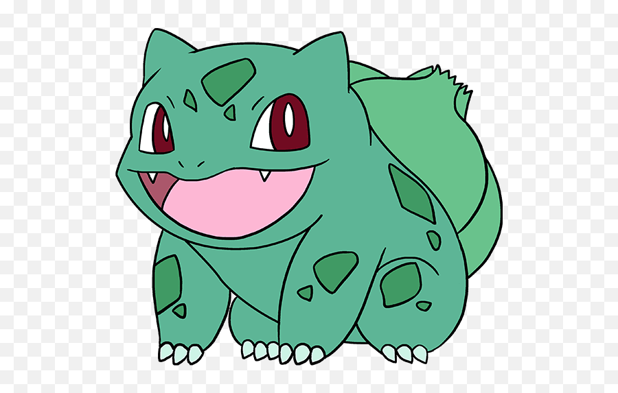 How To Draw Bulbasaur Pokémon - Really Easy Drawing Tutorial Emoji,Bulbasaur Clipart