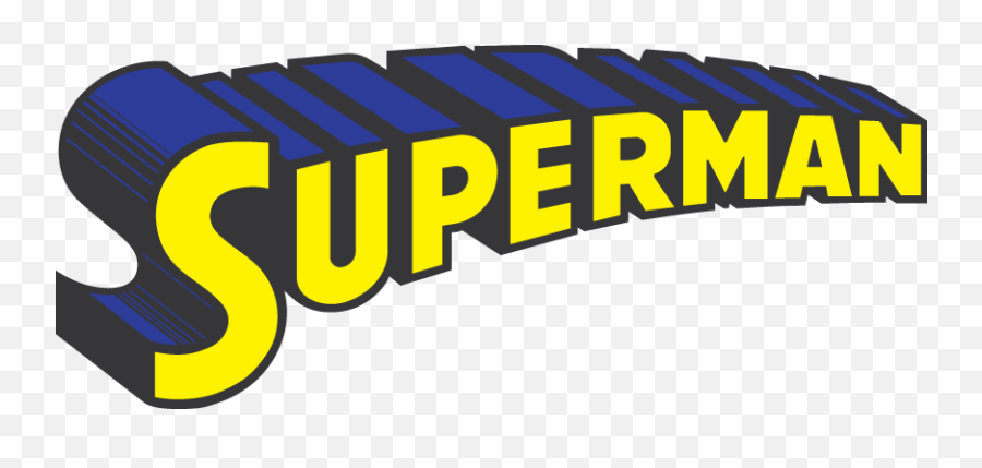 Superman Word Logo - Language Emoji,Word Logo