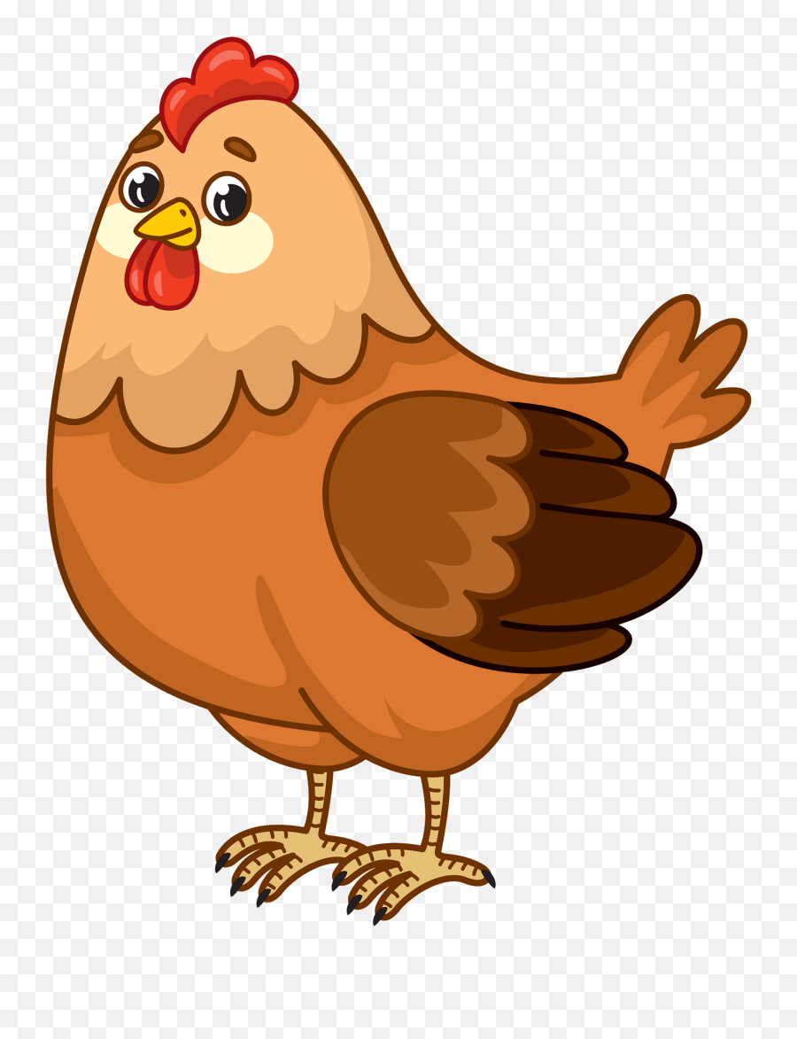 Chicken Clipart - Transparent Cute Chicken Clipart Emoji,Chicken Clipart