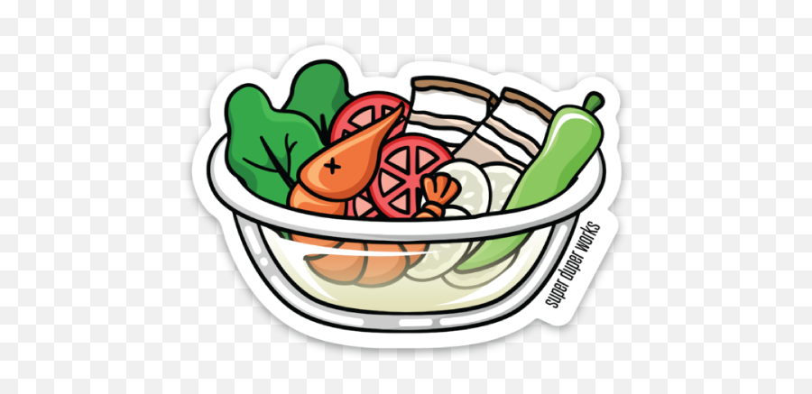 The Sinigang Sticker Emoji,Salad Bowl Clipart