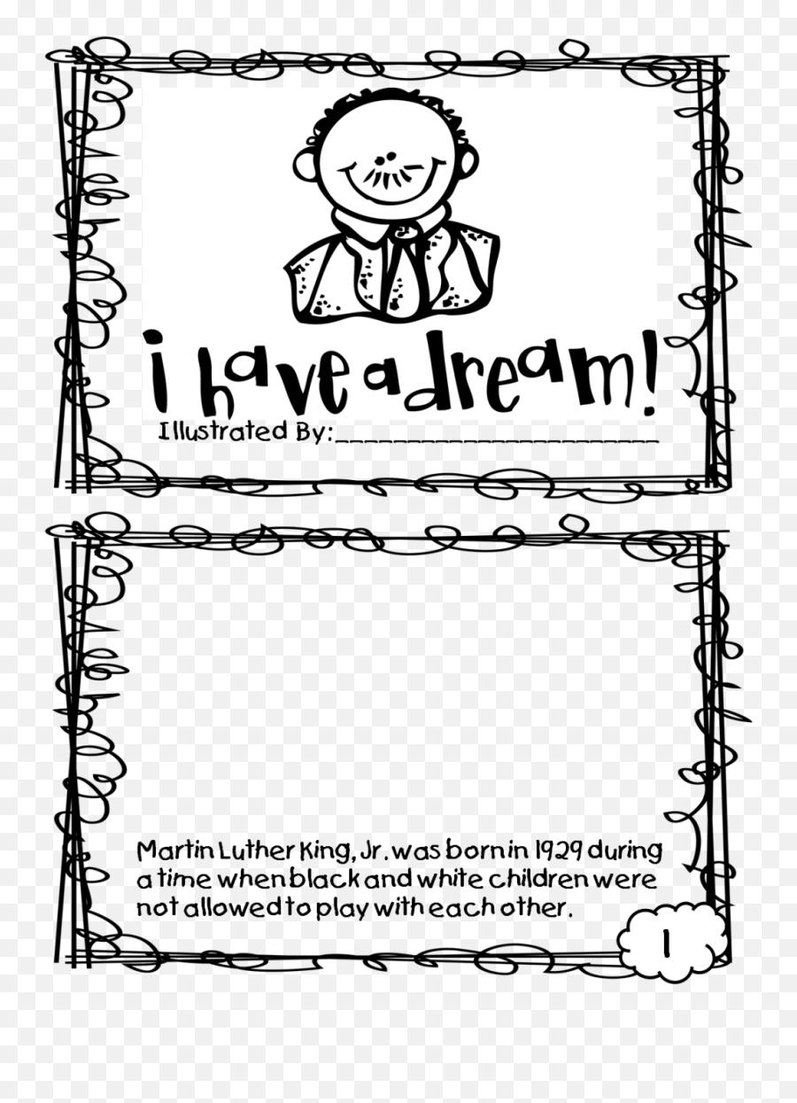 Mlk Clipart Martin Luther King Day Mlk Martin Luther King - Have A Dream Coloring Pages Emoji,Martin Luther King Jr Clipart