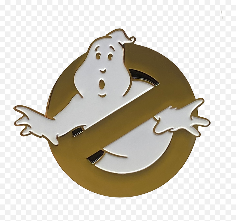 Ghostbusters No Ghost Logo Enamel Pin - Ghostbusters Gold Pin Emoji,Ghostbusters Logo