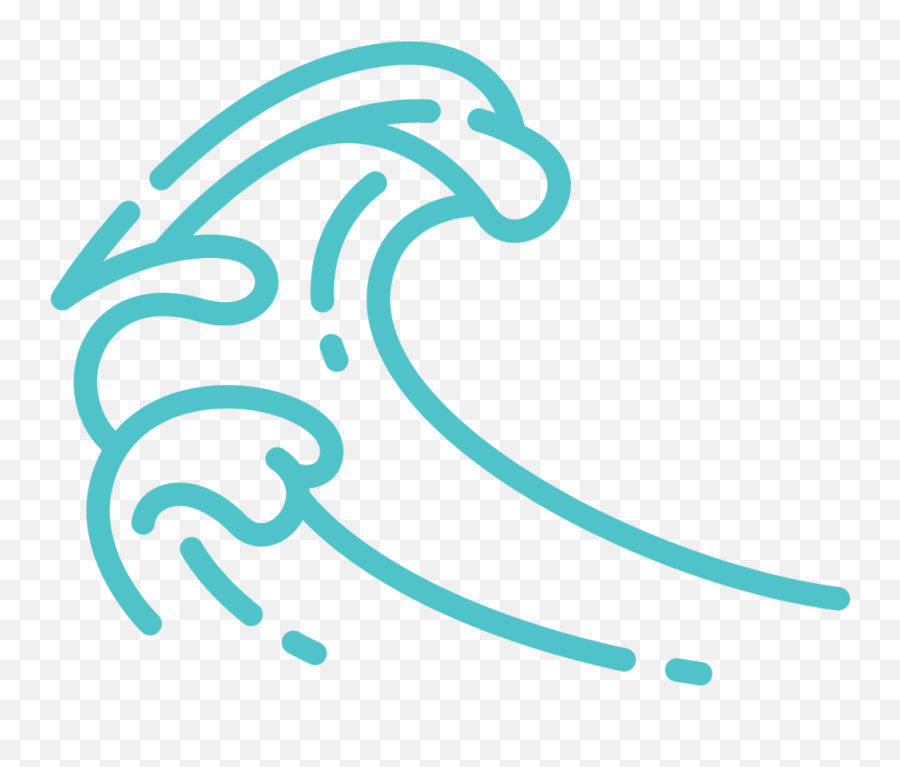 Dannyunderwater Icons Ocean Wave Blue - Ocean Waves Icon Png Emoji,Wave Clipart