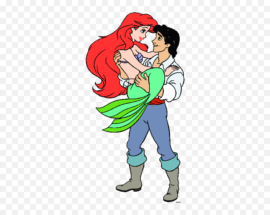 Ariel And Prince Eric - Disney Photos Ariel Clipart Emoji,Little Mermaid Clipart