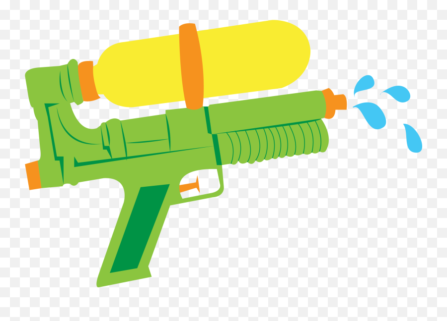 Water Gun Clipart Png Transparent Png - Water Toy Gun Clipart Emoji,Gun Emoji Png