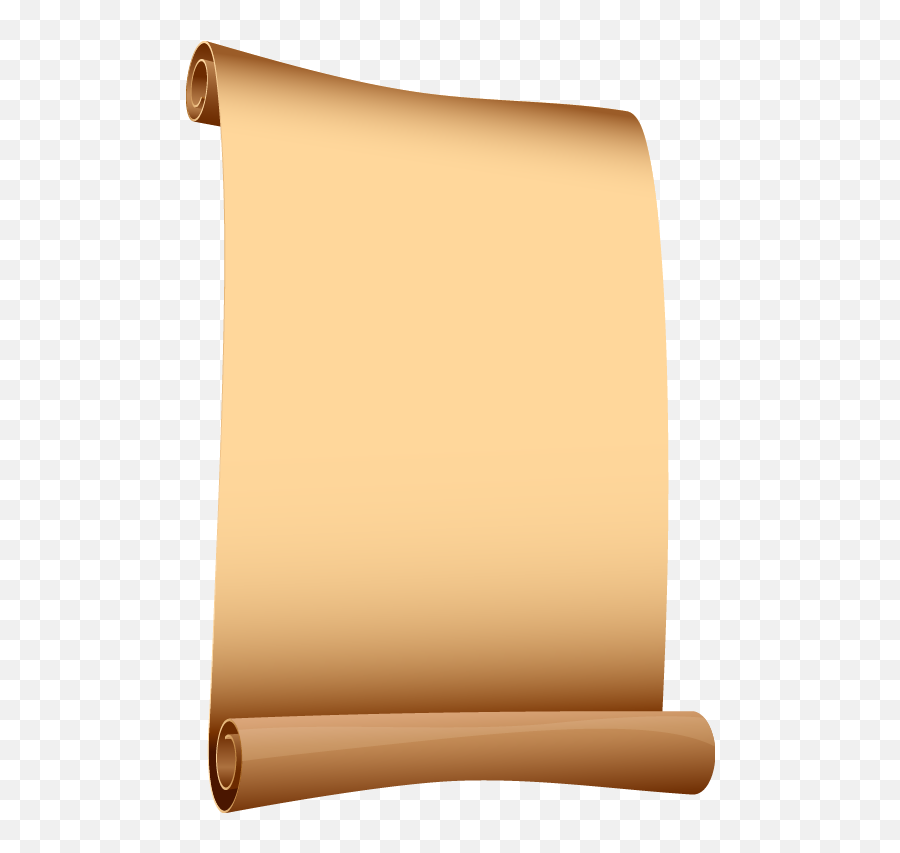 Paper Scroll Clip Art - Paper Scroll Png Emoji,Scroll Clipart