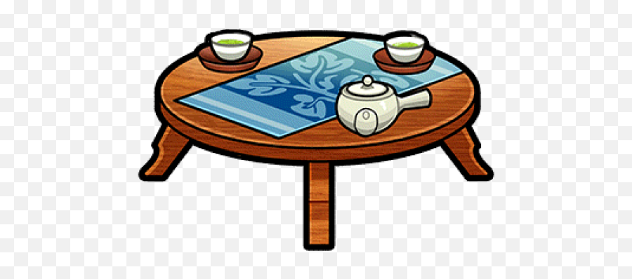 Table Clipart Tea Table - Tea Table Clipart Emoji,Table Clipart