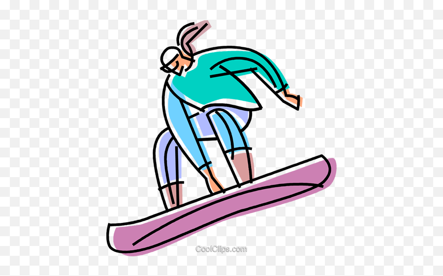Snowboarder Performing A Trick Royalty Free Vector Clip Art - Sporty Emoji,Snowboarders Clipart