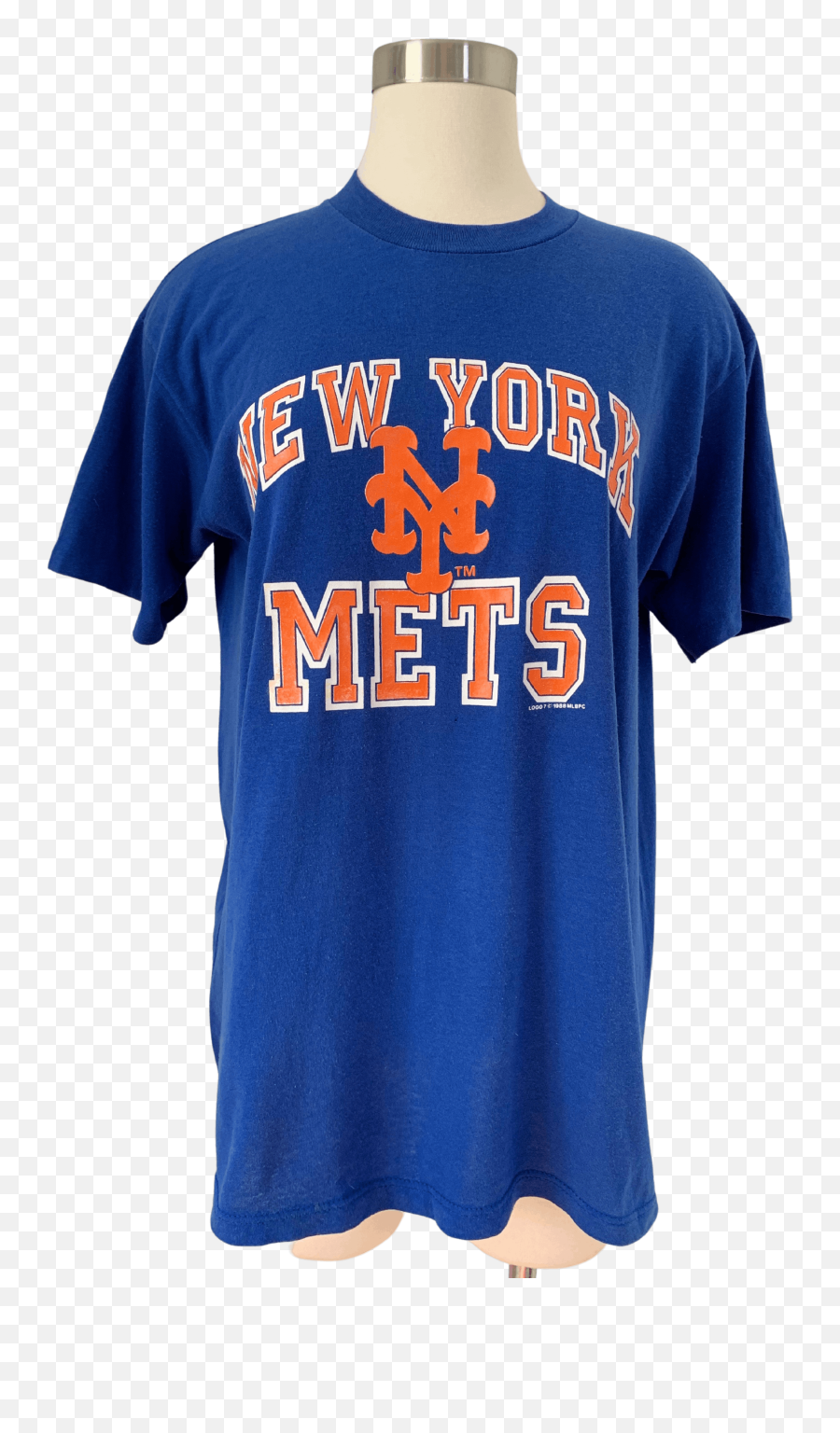 80s Blue New York Mets T - New York Knicks Emoji,Mets Logo