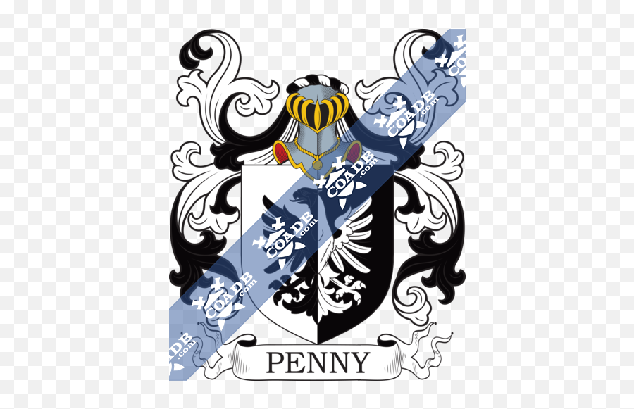 Penny Family Crest Coat Of Arms And - Portable Network Graphics Emoji,Penny Png