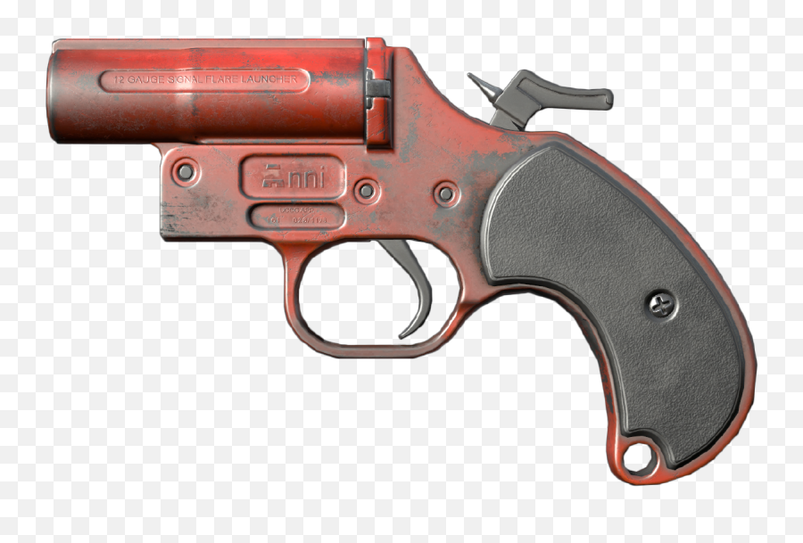 Dayz Flare Gun Firearm Weapon - Gunshot Png Download 1200 Transparent Background Flare Gun Png Emoji,Gun Png