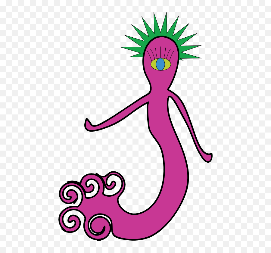 Purple Alien Clipart Free Public Domain - Female Monster Clipart Emoji,Free Public Domain Clipart