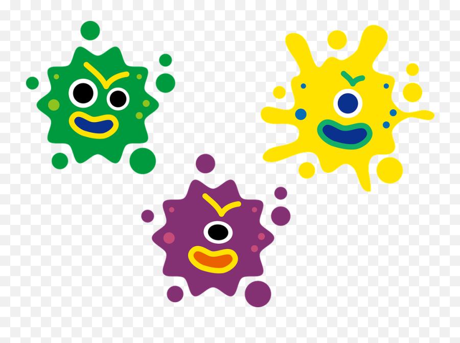 Bacteria Virus Background Png Image Png Play - Imagenes De Virus Y Bacterias Png Emoji,Bacteria Png