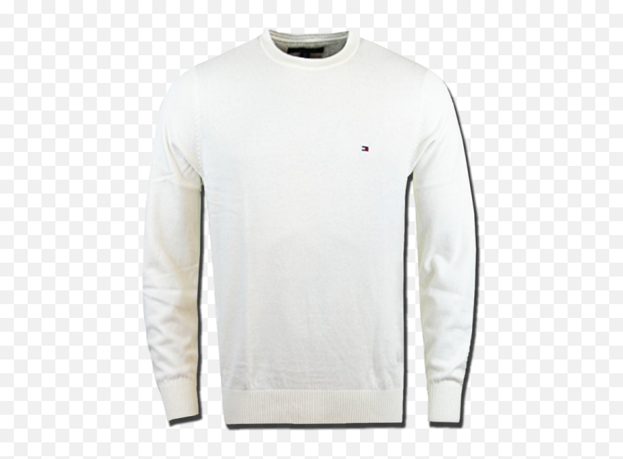 Tommy Hilfiger White Crew Neck Sweater Cheaper Than Retail - Tommy Hilfiger Jumper Png Emoji,Tommy Hilfiger Logo Sweaters