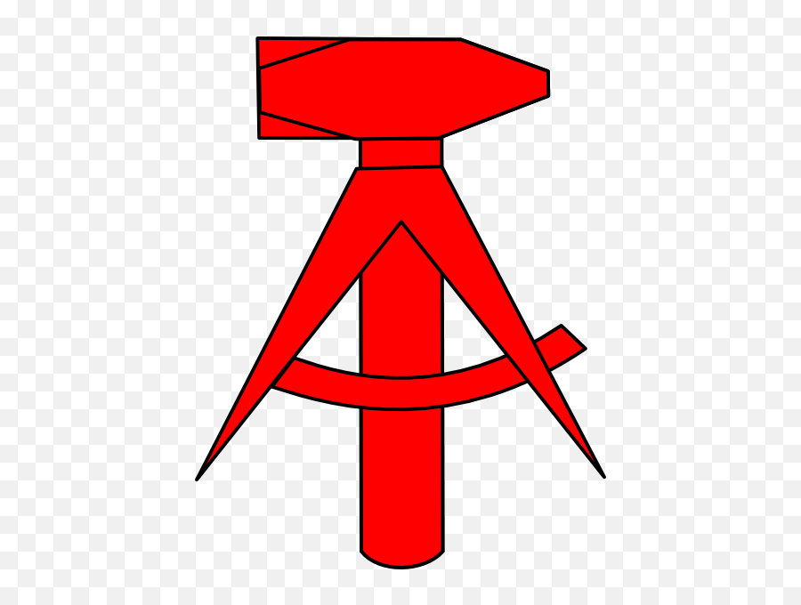 East Germany Hammer Clip Art At Clkercom - Vector Clip Art Emoji,German Flag Clipart
