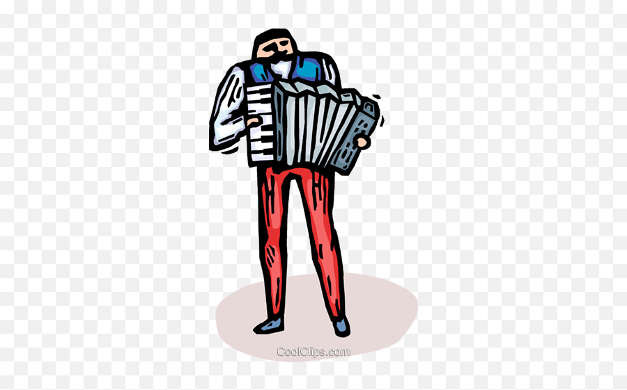 Accordion Player Royalty Free Vector Clip Art Illustration Emoji,Accordion Png