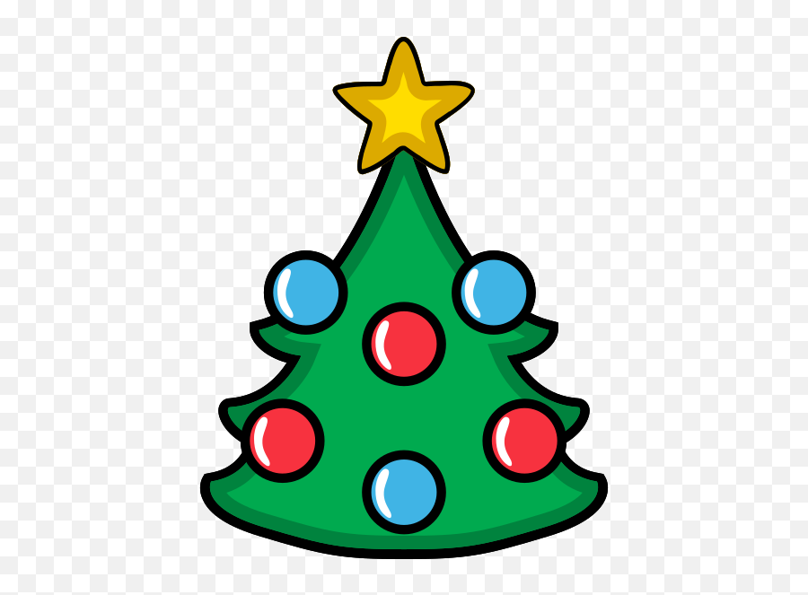 Free Christmas Decoration Tree Png With Transparent Background - Christmas Day Emoji,Christmas Tree Png