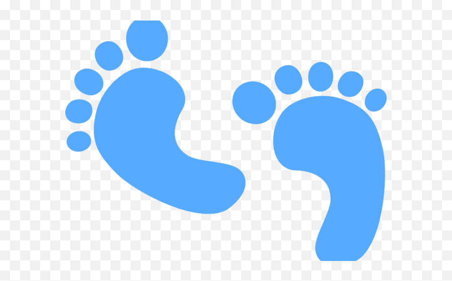 Download Light Blue Clipart Blue Baby - Baby Shower Letreros Para Imprimir Emoji,Baby Feet Clipart