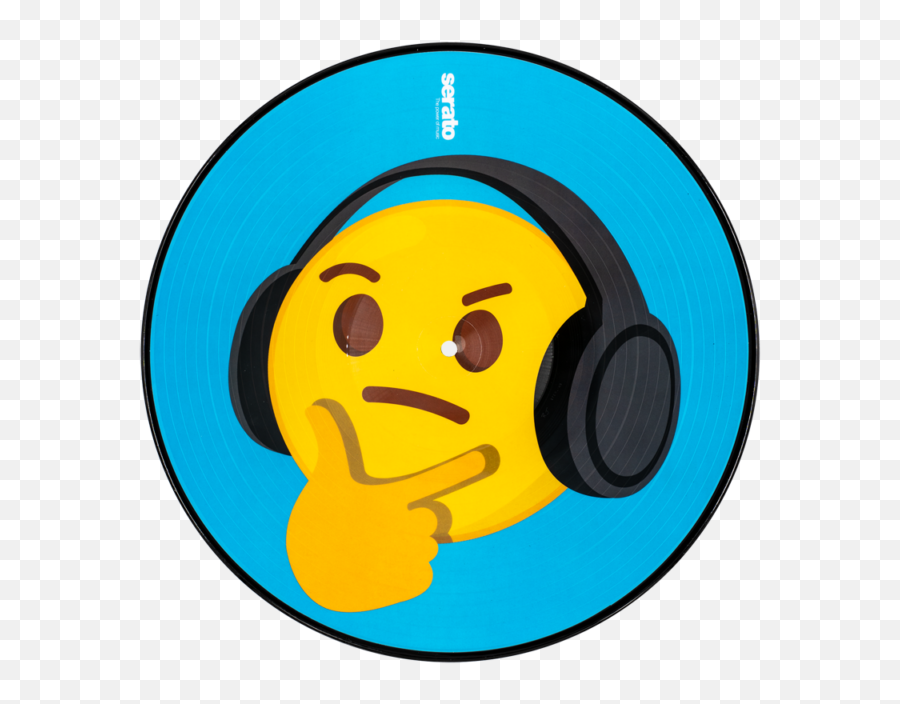 Serato Emoji Series Control Vinyl - Thinking Emoji,Thinking Emoji Png