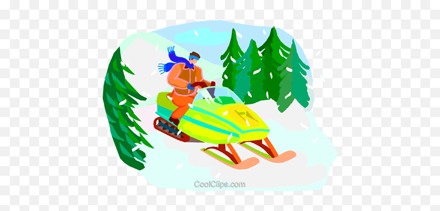 Winter Sports Snowmobile Royalty Free Vector Clip Art Emoji,Snowmobile Clipart