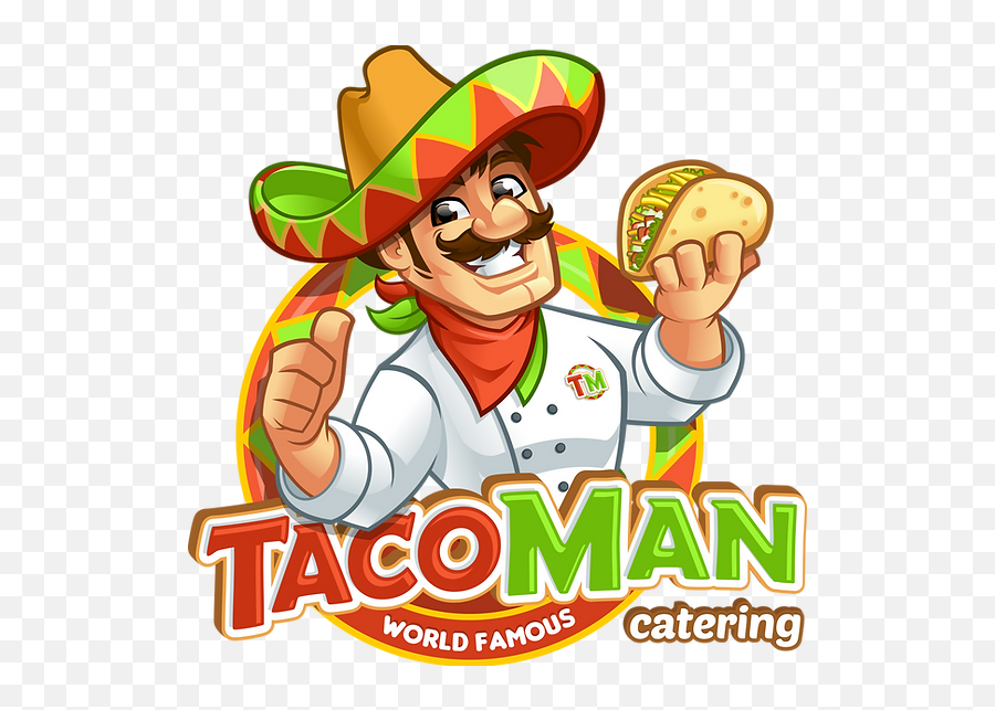 Welcome To My Taco Man The Worlds Largest And First Taco Emoji,Caterer Clipart