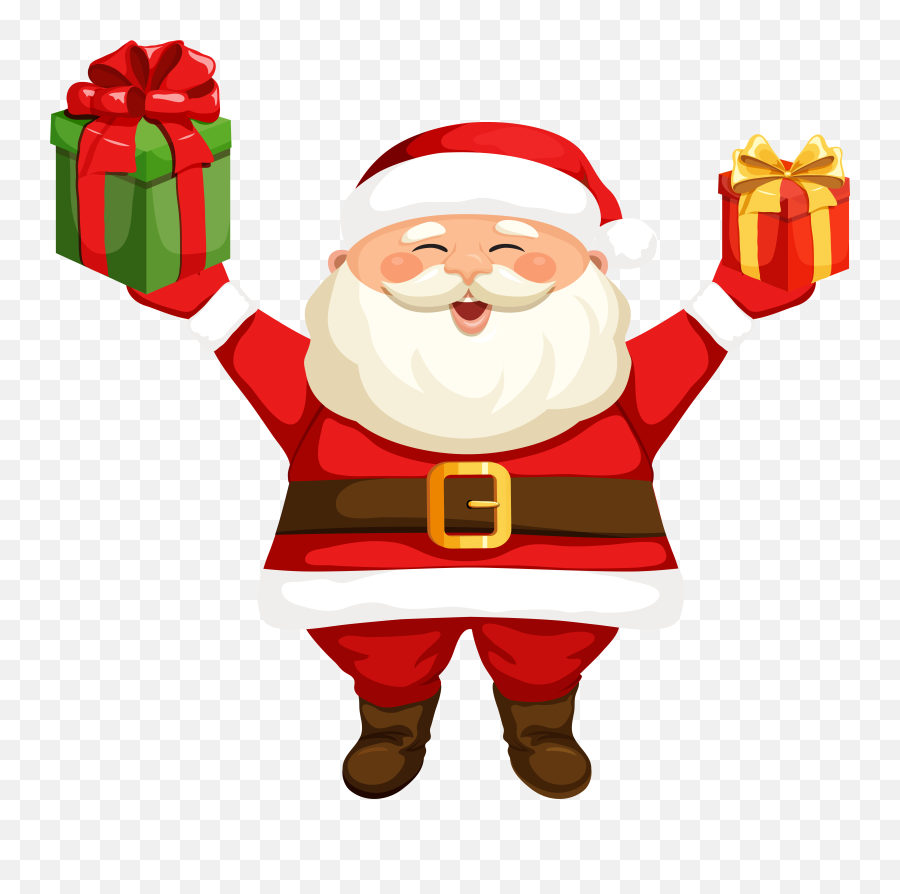 Picture - Santa Claus Clipart Emoji,Santa Clipart