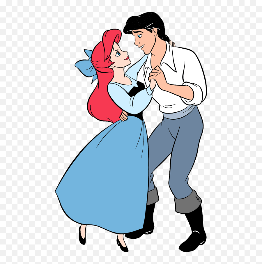 Download Picture Freeuse Stock And The - Disney Ariel And Eric Emoji,Little Mermaid Clipart