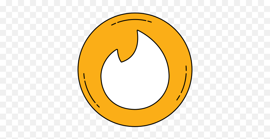 Logo Orange Tinder Free Icon Of - Araneta Coliseum Seating Emoji,Tinder Logo