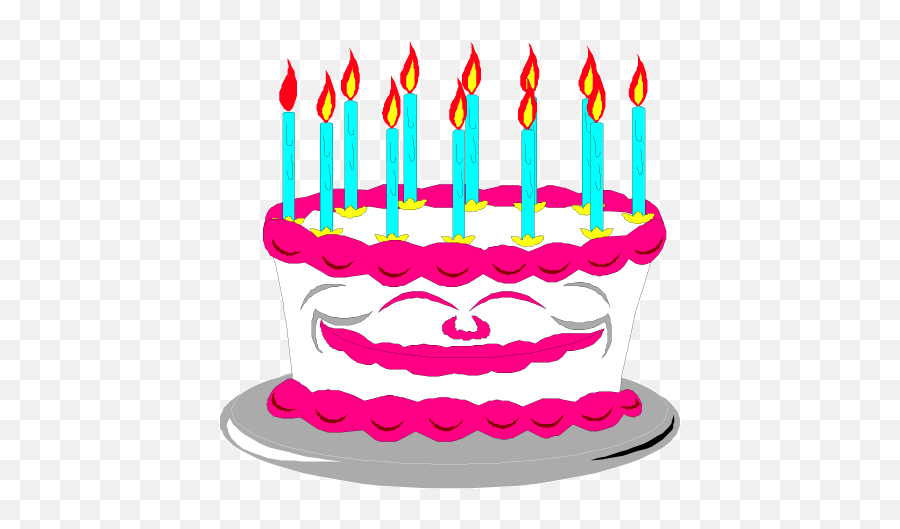 Birthday Cake Clipart - Animation Birthday Cake Animated Emoji,Birthday Cake Clipart