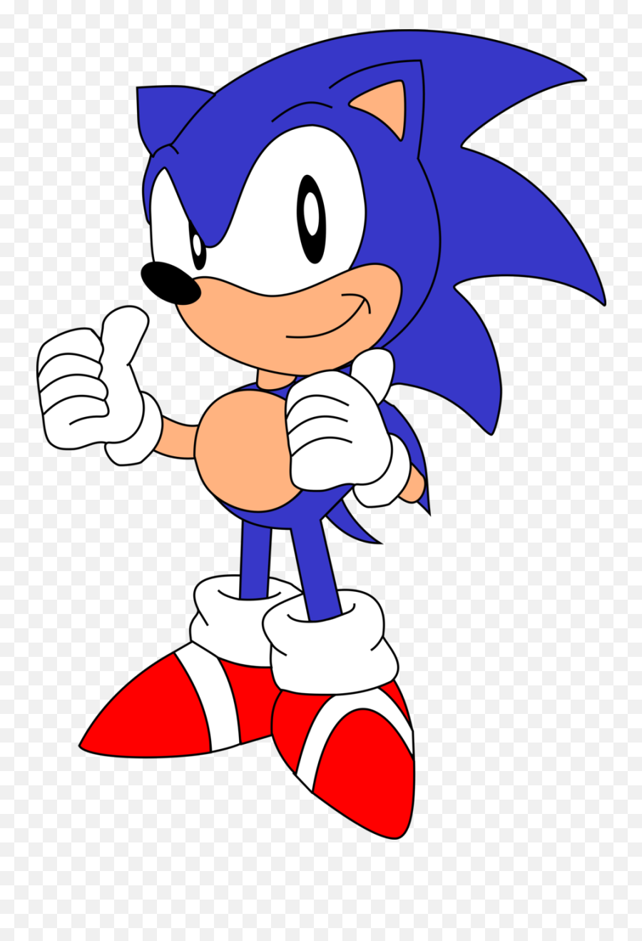 Sonic The Hedgehog Art Clipart Free - Sonic Clipart Emoji,Sonic Png