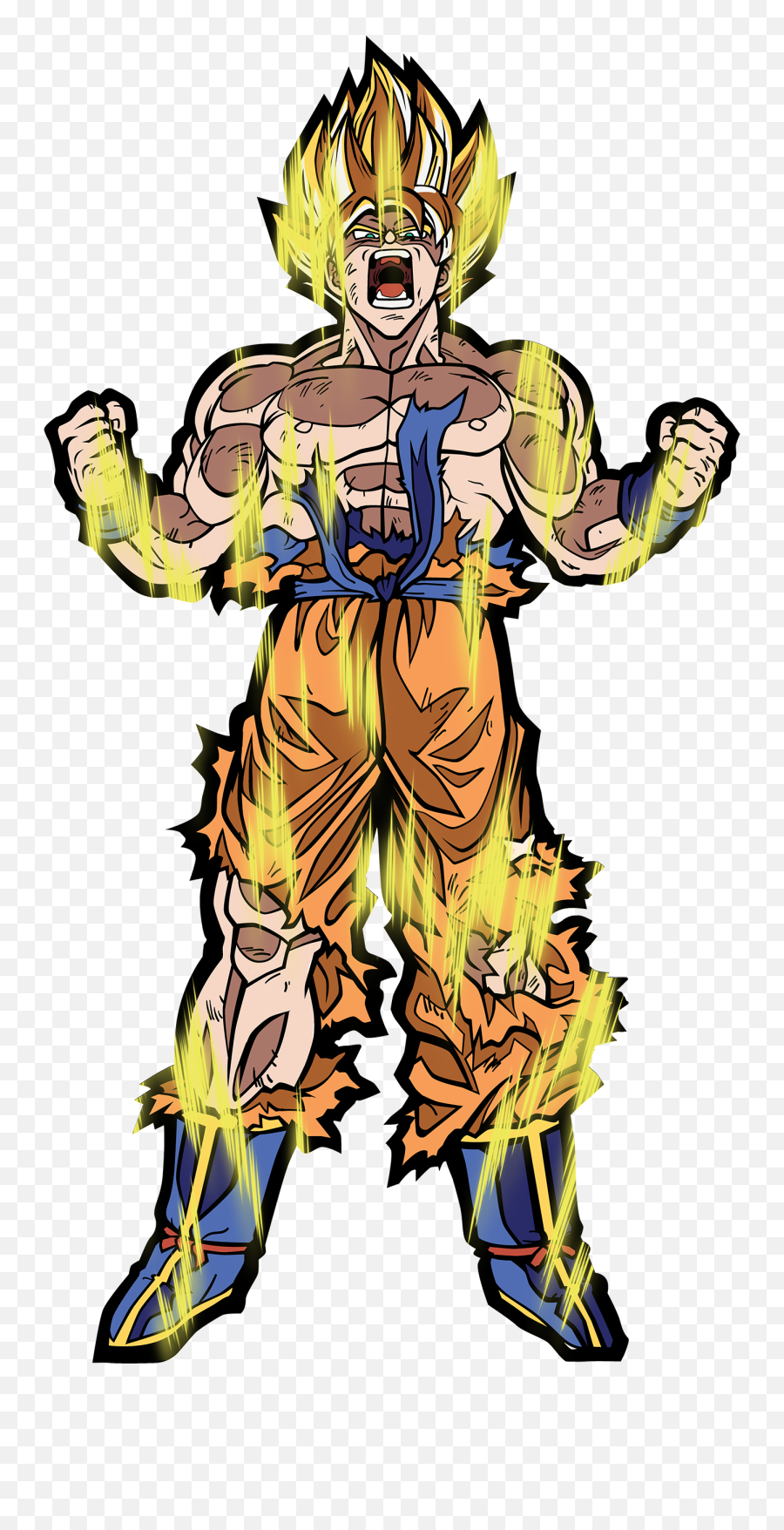 Dragon Ball Goku Png - Super Saiyan Goku Figpin Emoji,Goku Png