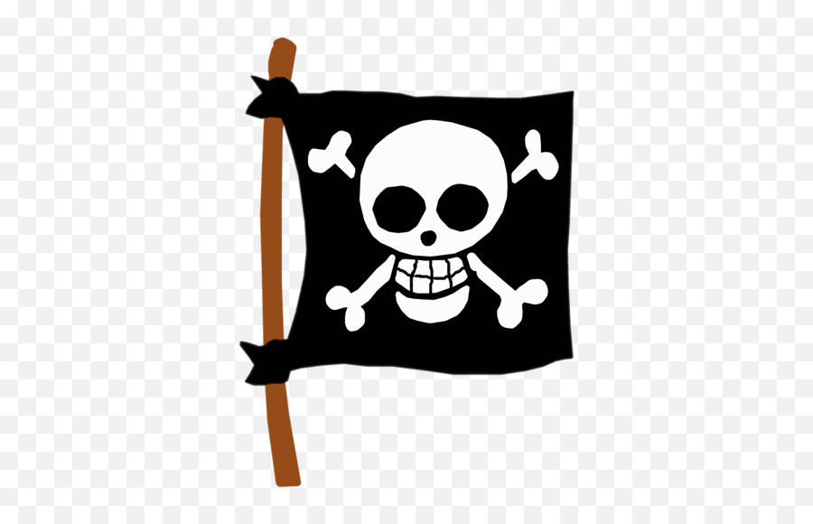 Download Jpg Black And White Group Inshv - Pirate Flag One Piece Jolly Roger Emoji,Flag Clipart Black And White