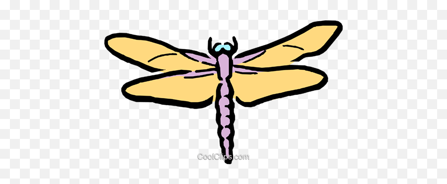 Cartoon Dragon Flies Royalty Free Vector Clip Art - Curtoon Image Of Dragonfly Emoji,Dragonfly Clipart