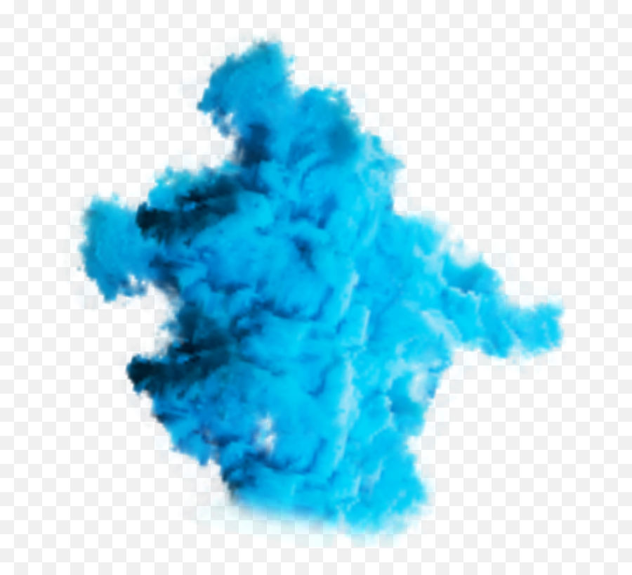 Color Colour Blue Bluecolor Smoke Sticker By Proomo - Blue Color Cloud Png Emoji,Smoke Cloud Png