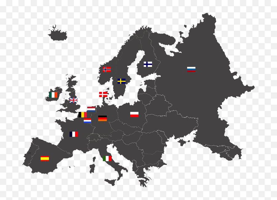 Europe Map Png Image - Map Of Europe Vector Free Emoji,Europe Map Png