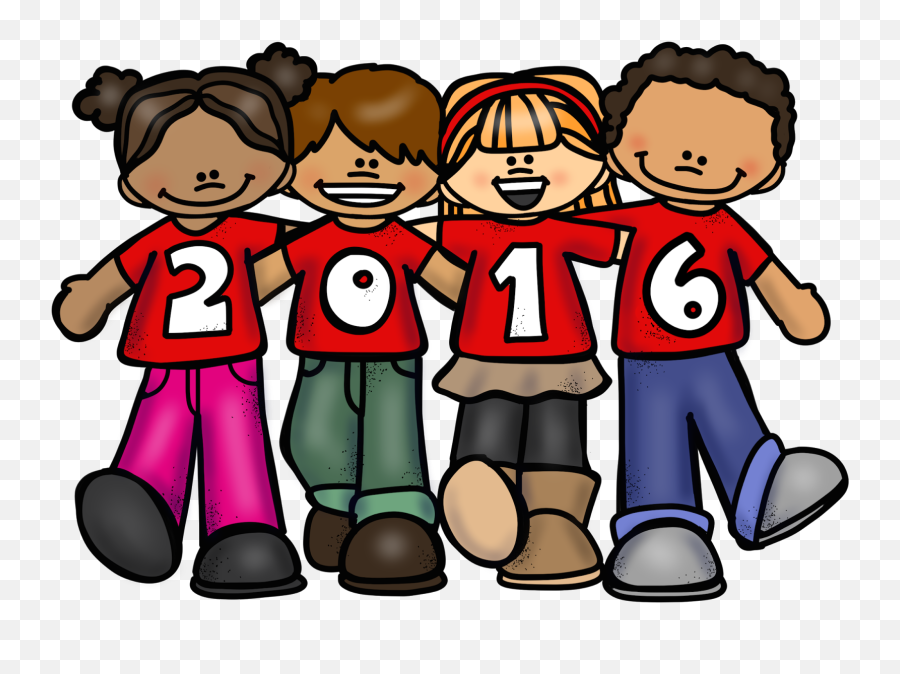 Download Hd Happy New Year Clipart Child - Educlips Kids Kids And Happy New Year Clipart Emoji,Happy New Year Clipart