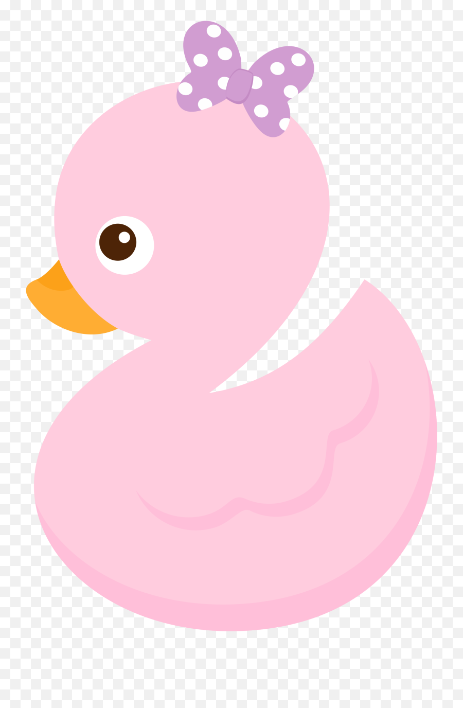 Pink Rubber Duck Clip Art Png Download - Girl Rubber Duck Clip Art Emoji,Rubber Ducky Clipart