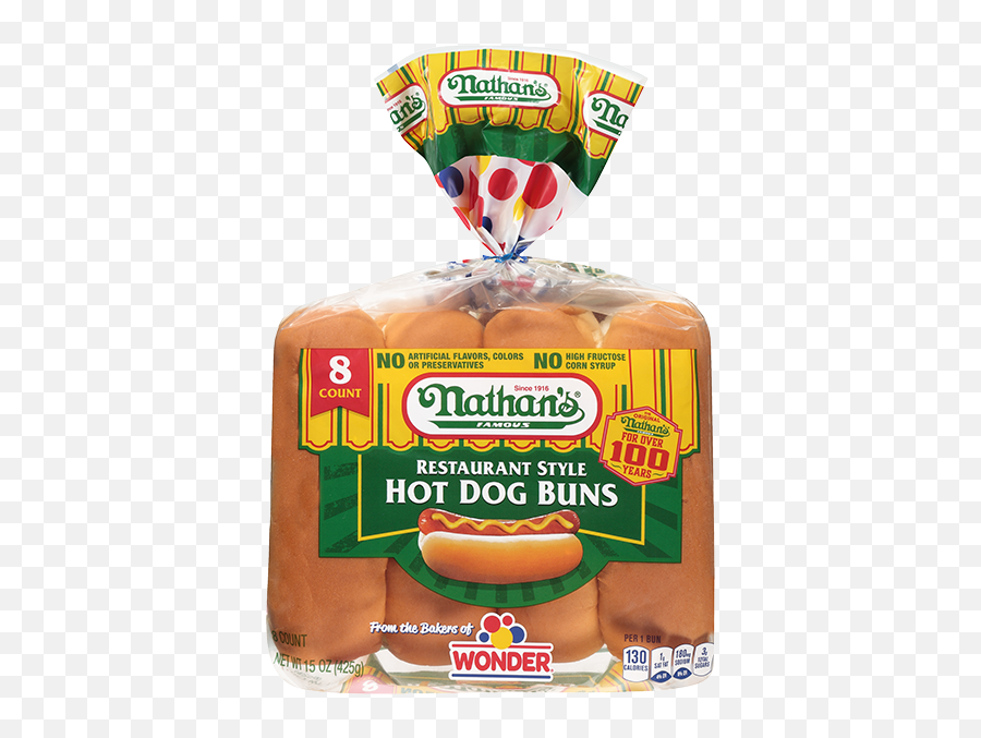 Restaurant Style Hot Dog Buns - Hot Dog Buns Wonder Bread Emoji,Transparent Hot Dog