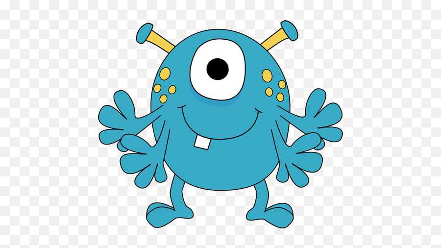 Free Clip Art - Blue Monster Clipart Emoji,Monster Clipart