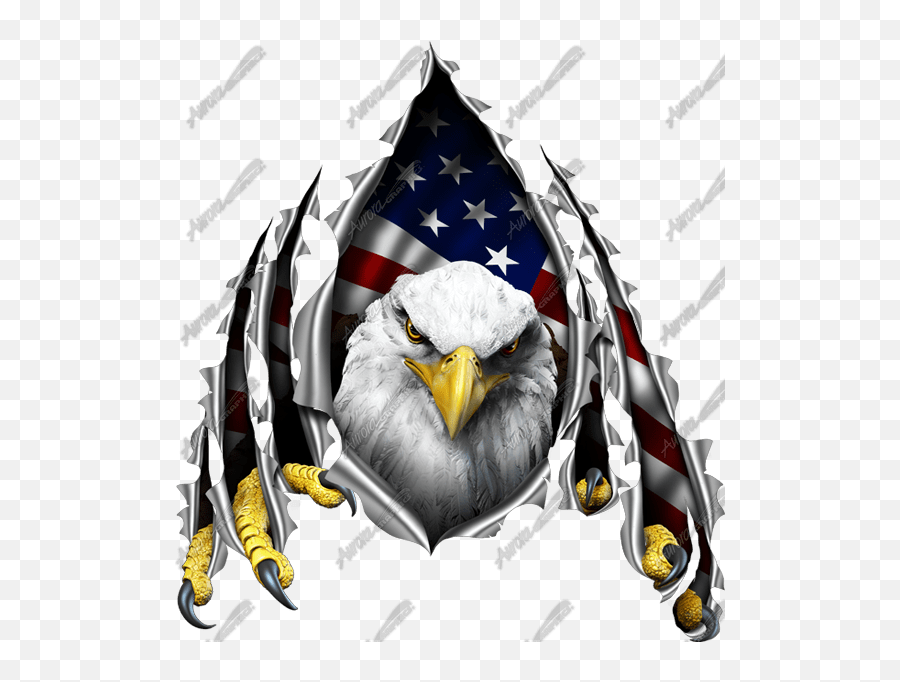 American Eagle Rip - Aurora Graphics Ripped American Flag With Eagle Emoji,Golf Carts Clipart