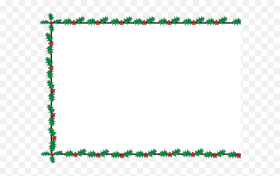 Christmas Border Teaching Resources - Horizontal Emoji,Christmas Border Png