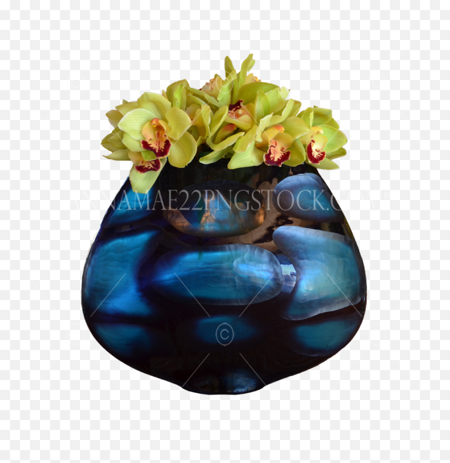 Blue Vase Of Flowers Png Stock Photo - 0016 Transparent Image Artificial Flower Emoji,Floral Png