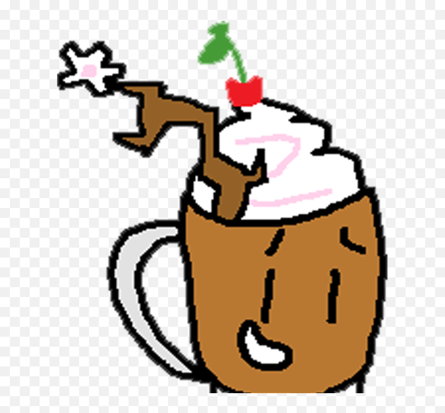 Cherry Blossom Latte Remade Clipart - Full Size Clipart Frozen Dessert Emoji,Latte Clipart