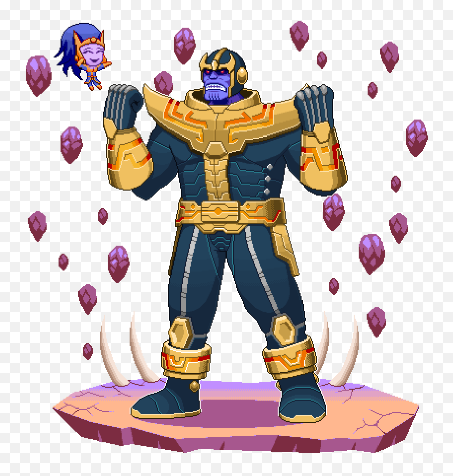 59 Thanos From Marvel Vs Capcom Infinite By Scepterdpinoy - Marvel Vs Capcom Infinite Thanos Emoji,Thanos Transparent Background