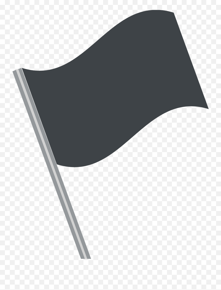 Black Flag Emoji Clipart,Black Flag Png