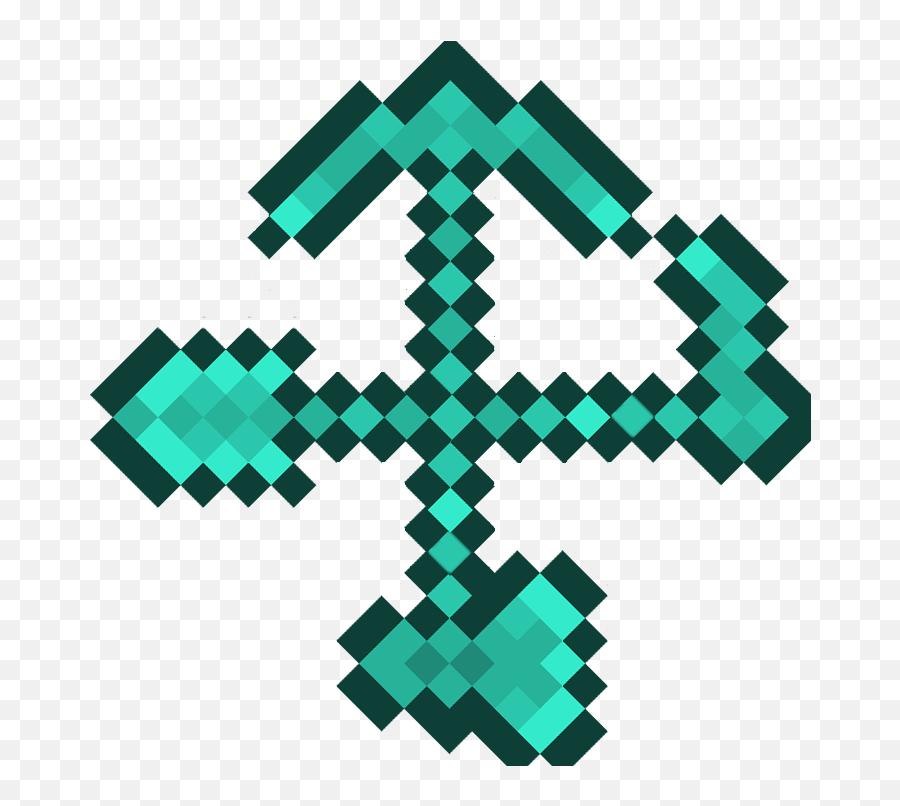 Reinforced Tools - Minecraft Diamond Pickaxe Hd Png Emoji,Diamond Pickaxe Png